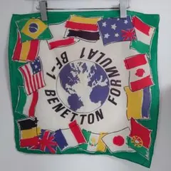 ベネトン F1 BENETTON 国旗デザイン バンダナ