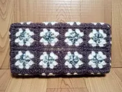 PU11★ティッシュボックスカバー★モチーフつなぎ【ハンドメイド】