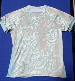 asics 半袖Tシャツ S ミントグリーン　ランニングTシャツ　マラソン　美品