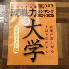 価値ある大学　就職力ランキング　2025年　日経CAREER ダイジェスト版