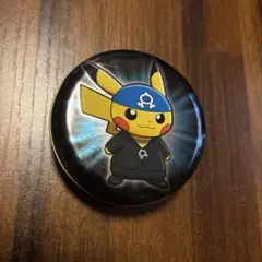 ポケットモンスター 丸缶コレクション ボスごっこ ピカチュウ アクア団