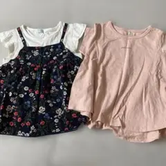petit main & BIZZU 花柄Tシャツセット