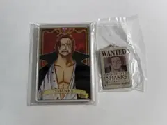 ワンピース　シャンクス　ステータスカード　ウォンテッドプレート