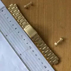 セイコーステンレス金メッキメタルバンド