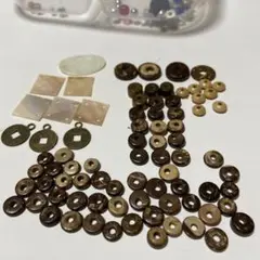 ビーズセット 貝殻・木製 約50個以上　　　8月８日 14