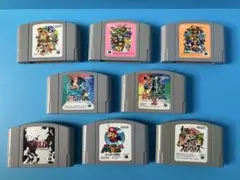 【ジャンク品】NINTENDO64 ソフト 8本セット