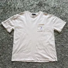 KANGOL 半袖Tシャツ アイボリー ポケット付き