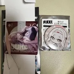 LAWSON限定 勝利の女神NIKKE 黒紅蓮 スライドミラー 缶バッジ セット