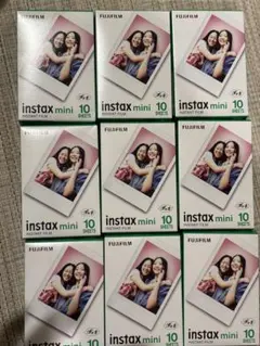 新品未開封チェキフィルム 10枚 instax mini 富士フィルム9箱セット