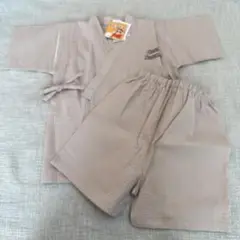 クレヨンしんちゃん　甚平　キッズ　120サイズ　ベージュ