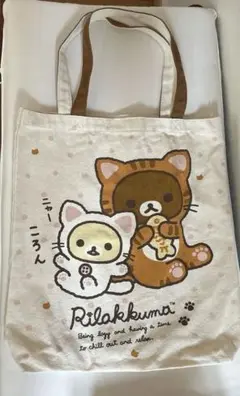 リラックマ　ネコ　トートバッグ