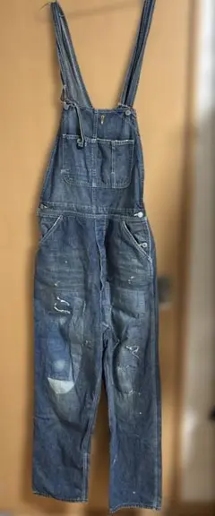 DENHAM デンハム　デニムオーバーオール　サロペットパンツ　ジーンズ　希少 DENHAM デンハム デニムオーバーオール サロペットパンツ