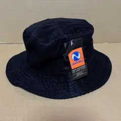 ニューハッタン☆バケットハット☆コーデュロイ☆黒バケハ☆ブラック☆L/XL★★★