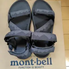 【美品】mont-bellアクアグリッパーサンダルМサイズ25.0〜26.0cm