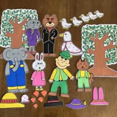 保育教材 『素敵な帽子屋さん』 パネルシアター