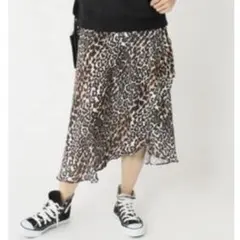 美品⭐︎MUSE de DeuxiemeClasseヒョウ柄プリーツロングスカート 美品⭐︎MUSE de DeuxiemeClasseヒョウ柄プリーツロングスカート