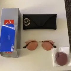 【美品】レイバン Raybanカラーサングラス ピンク