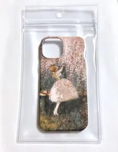 【iPhone15】絵画スマホケース　ロマンスと満開の桜 メゾンドミューズ