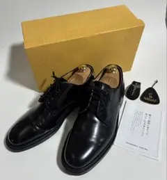【美品】REGALリーガル プレーントゥ 2504NA 黒 25.5cm