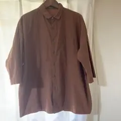 ORCHID / オーキッド　半袖シャツ　レンガ色