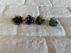 ガラスのウミウシ4匹セット　B
