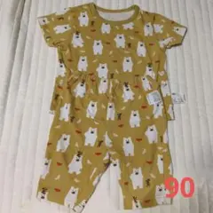 ユニクロ シロクマのパンツ パジャマ 90