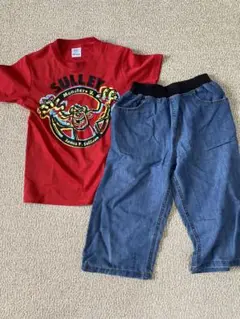 SULLEY Tシャツとデニムパンツセット