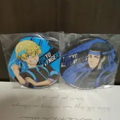 東京卍リベンジャーズ 缶バッチ 場地圭介＆松野千冬