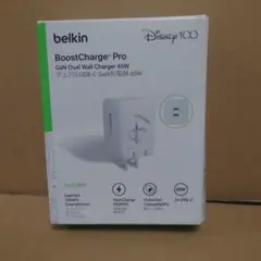 belkin　PD/PPS 65W USB-C充電器　ディズニー100周年