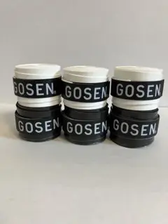 GOSEN グリップテープ 6個 白黒セット
