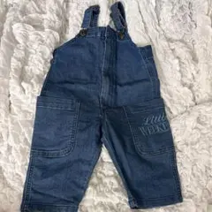 リトルウィークエンド　しまむら　デニム　サロペット　80 ベビー　オーバーオール