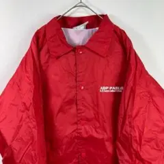 USA古着 00s コーチジャケット ナイロンジャケット 赤