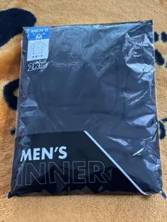 メンズ 半袖 V首Tシャツ ブラック （2枚組）サイズM（新品・未使用）