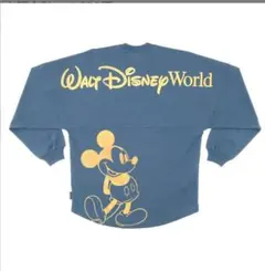【Spirit Jersey】ミッキー 長袖Tシャツ ブルー