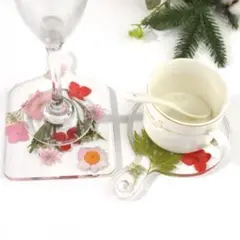とって付き　コースター　シリコンモールド