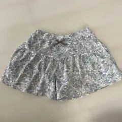 花柄　ハーフパンツ　キュロット ポケットつき　110サイズ