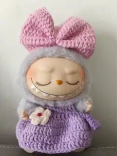 ラブブ服　ラブブ　labubu マスコット服　ぬいぐるみ服　手作り　新品　匿名