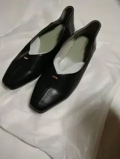 Crystal Traffic 黒 ポインテッドトゥ モカシン　SIZE 41