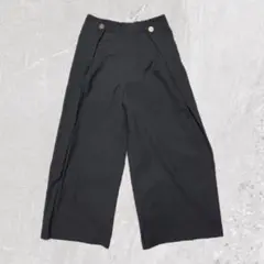 グレー スラックス ワイドパンツ 袴 メンズ レディース M 美品 y2k