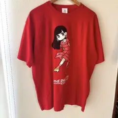 and PARTY!! 赤 キャラクターTシャツ