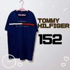 152 TOMMY HILFIGER 半袖　オーガニックコットン ネイビー