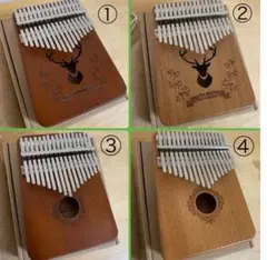 大人気♪癒しのカリンバ Kalimba 17音 アフリカの民族楽器 マホガニー製