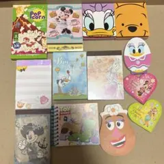 ディズニーキャラクター メモ用紙セット まとめ売り