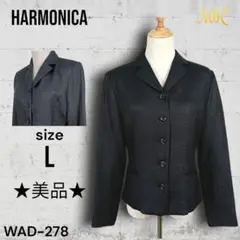 HARMONICA トップス ジャケット テーラードジャケット レディース L