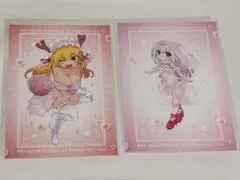 小林さんちのメイドラゴン 水着ウエディング トール＆カンナ ポストカード