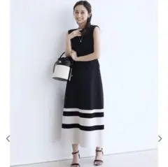 再値下げ　新品タグ付き　スコットクラブ（FENNEL）ニットワンピース