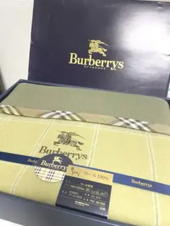 ♪ Burberry バーバリー 毛布 ウール100%