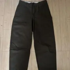 UNIQLO ワイドフィットチノ（79㌢: 38 DARK BROWN）