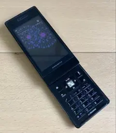 【美品】 amadana携帯 黒