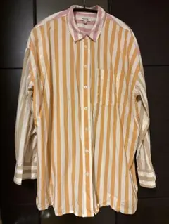Madewell（メイドウェル）カラーブロック ストライプ オーバーサイズシャツ